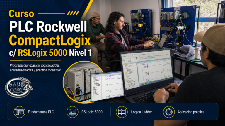 PLC Rockwell Compactlogix c/ RSLogix 5000 Nivel 1 Code: CSAUOP_004