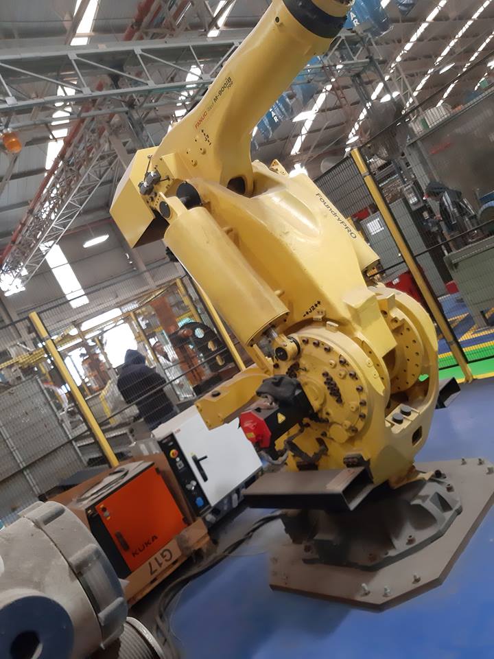 Robot Fanuc Nemak Monterrey, Diciembre 2018.