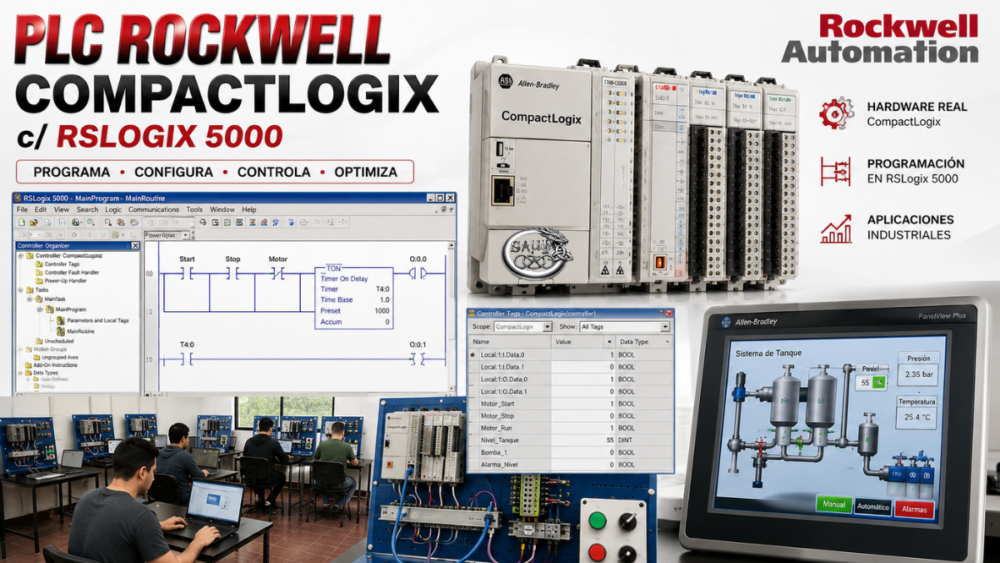 PLC Rockwell Compactlogix c/ RSLogix 5000 N2 LabView