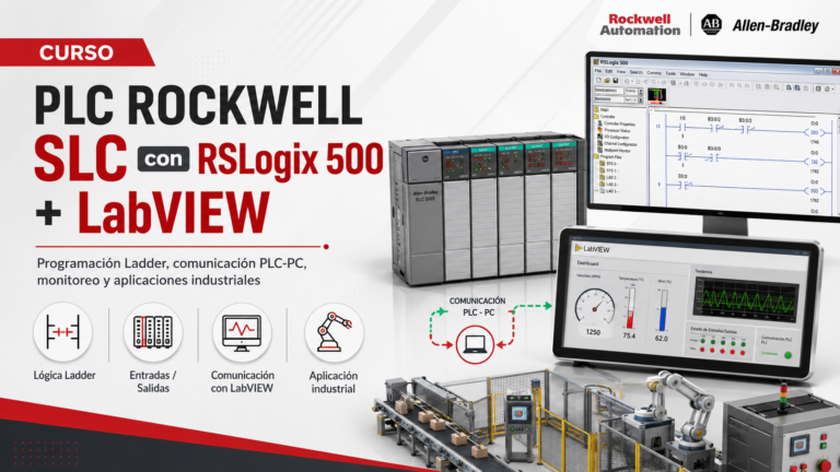 PLC Rockwell RSLogix 500 + LabView como HMI Nivel 2 Code: CSAUOP002
