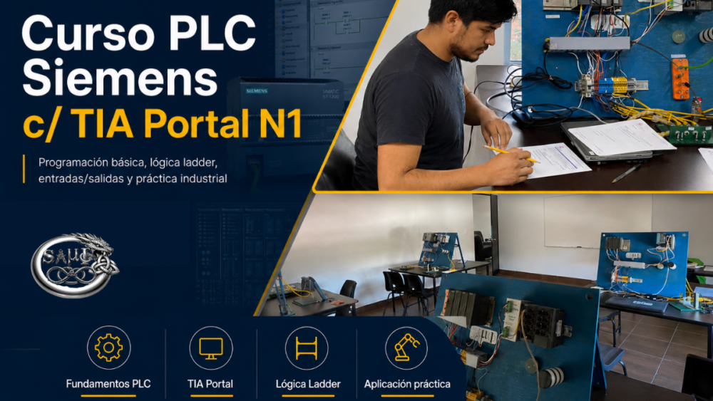 PLC Siemens c/ TIA Portal N1           Code: CSAUOP_013